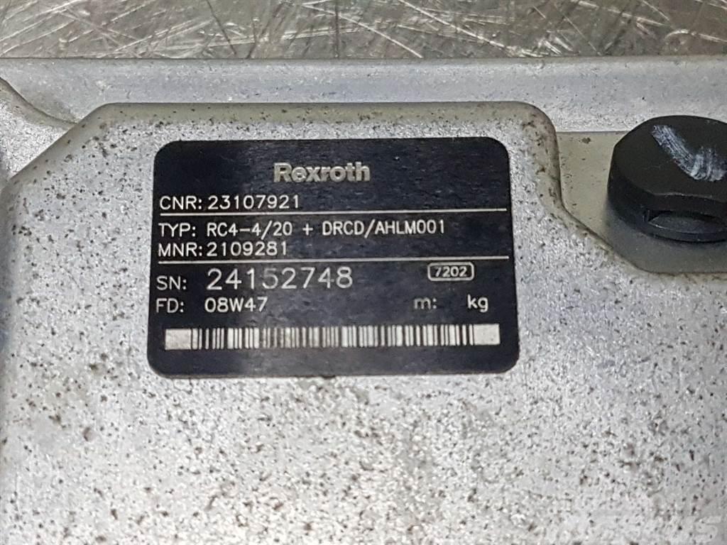 Ahlmann AZ150E-23107921-Rexroth RC4-4/20+DRCD-Control unit Sähkö ja elektroniikka