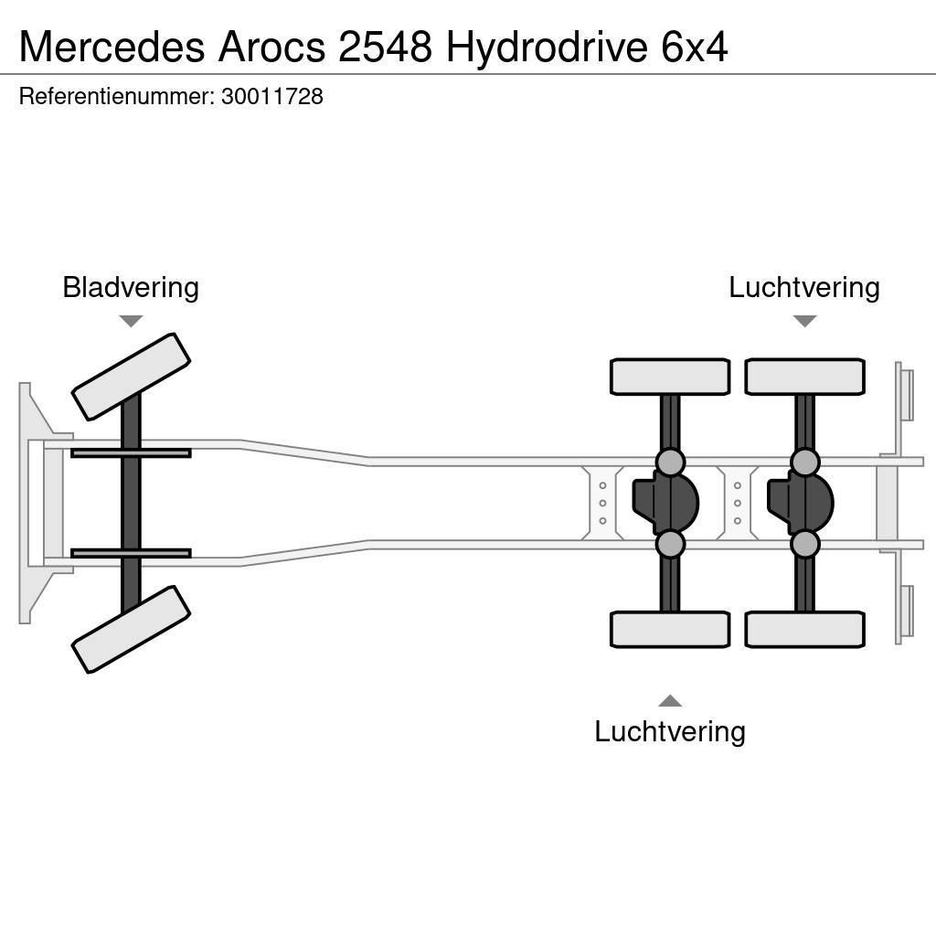 Mercedes-Benz Arocs 2548 Hydrodrive 6x4 Kuorma-autoalustat