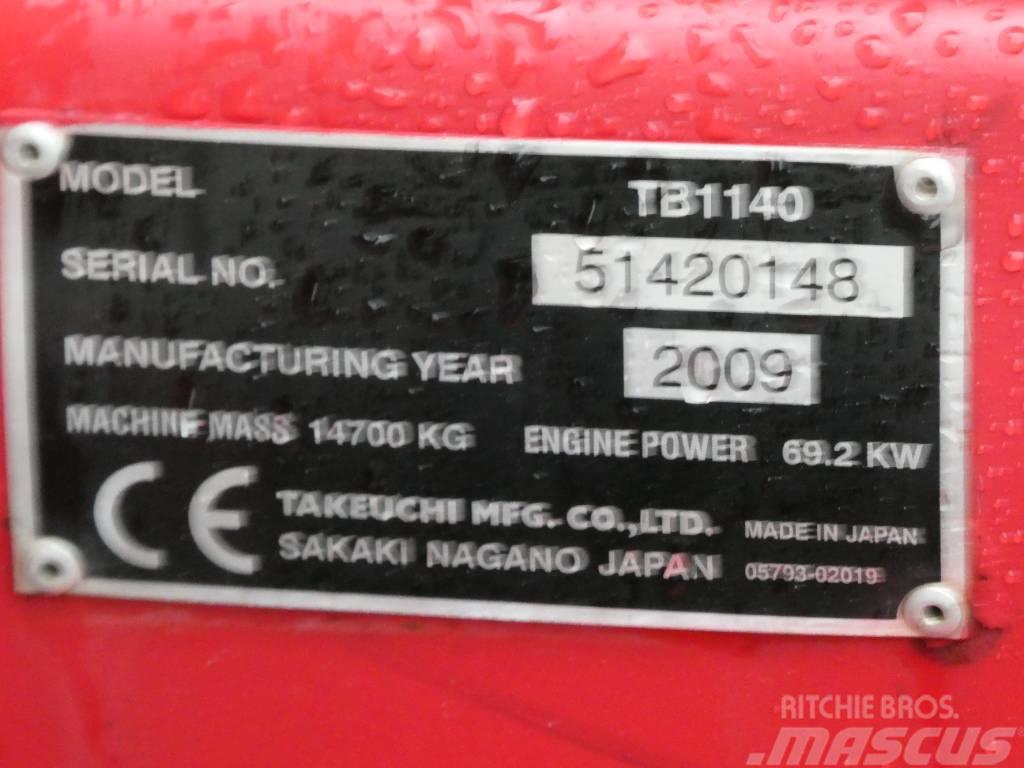 Takeuchi TB1140 + Palfinger PK 7501 + ENGCON Telakaivukoneet
