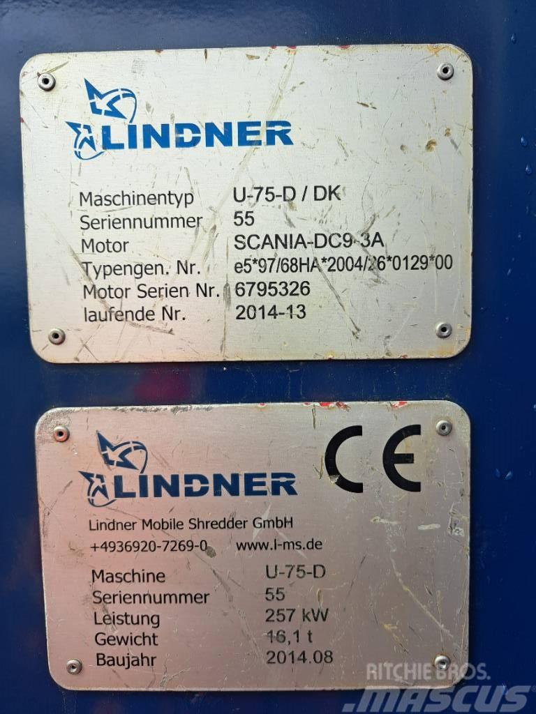 Lindner U75D Jätteen silppurit