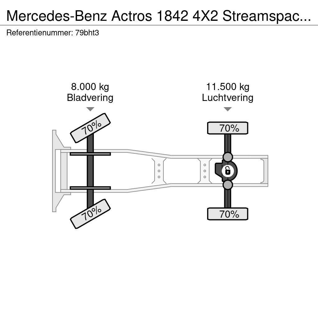 Mercedes-Benz Actros 1842 4X2 Streamspace NL Truck Side skirts 8 Vetopöytäautot