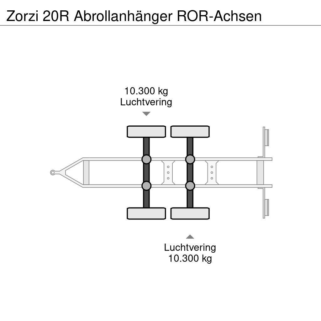 Zorzi 20R Abrollanhänger ROR-Achsen Muut perävaunut