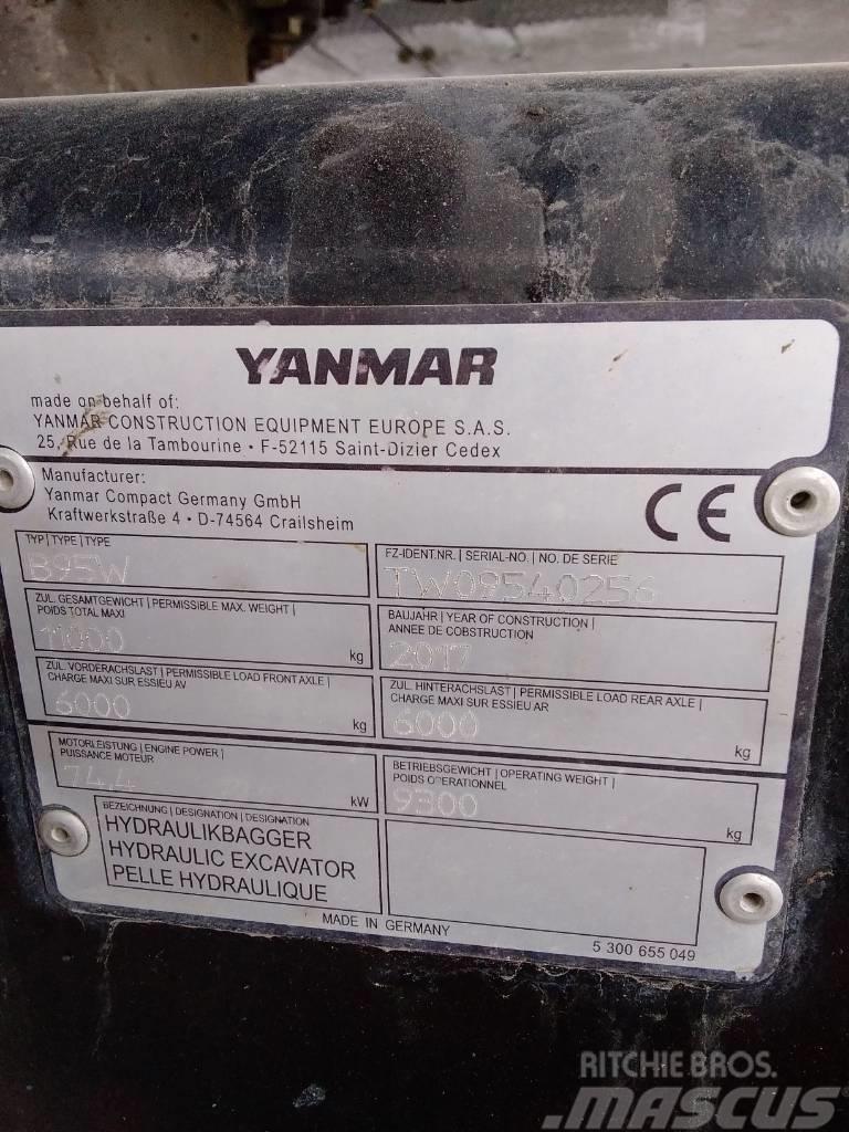 Yanmar B95W Pyöräkaivukoneet