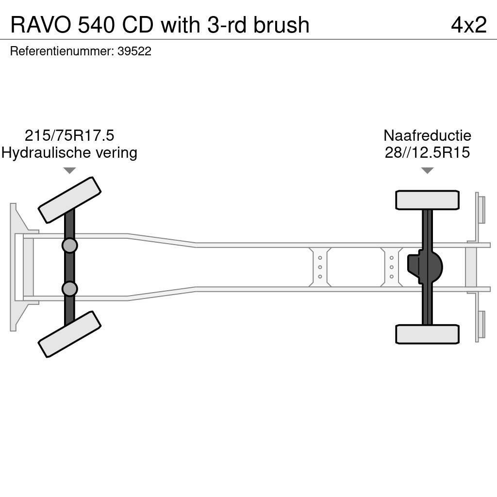 Ravo 540 CD with 3-rd brush Lakaisuautot