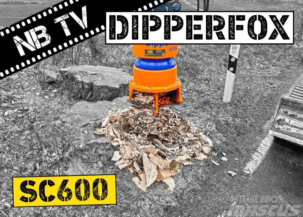 Dipperfox Baumstumpffräse SC600 -  60 Stümpfe pro Kantojyrsimet