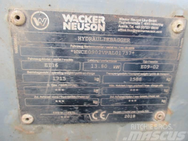 Wacker Neuson ET16 Minikaivukoneet < 7t