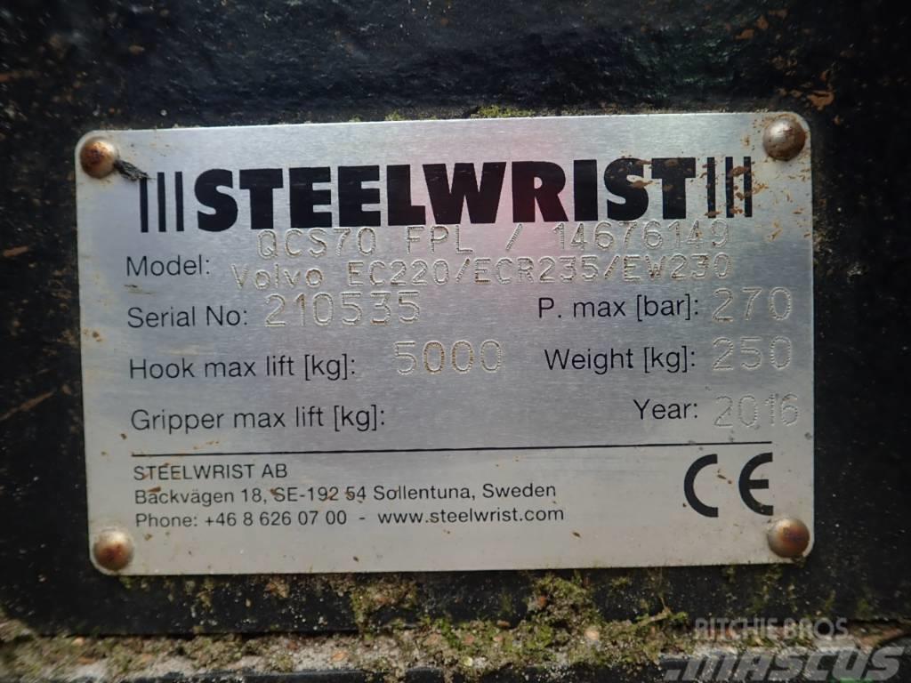 Steelwrist hydr. Schnellwechsler S70 mit Lasthaken passend fü Pikakytkimet
