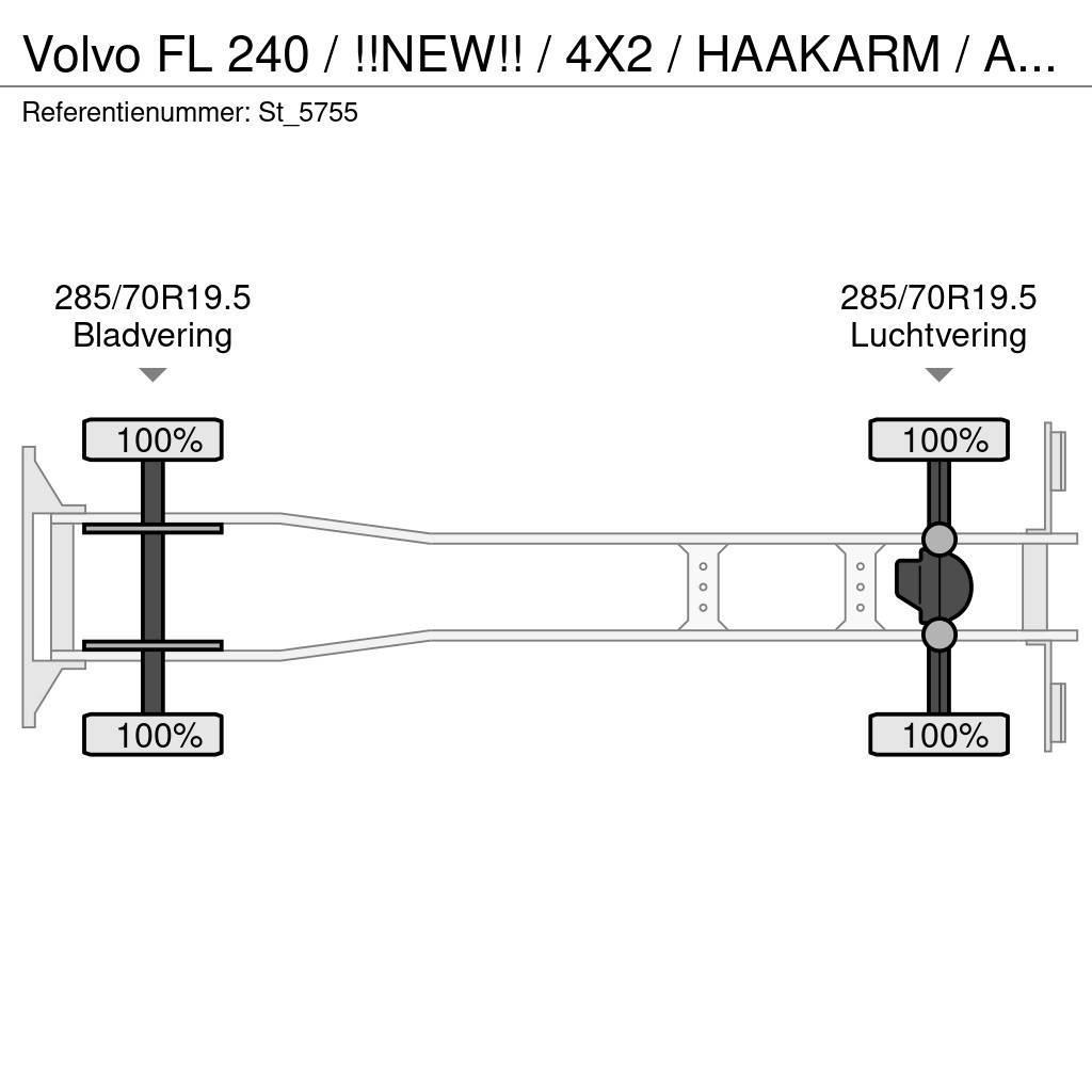 Volvo FL 240 / !!NEW!! / 4X2 / HAAKARM / AMPIROLLE Koukkulava kuorma-autot