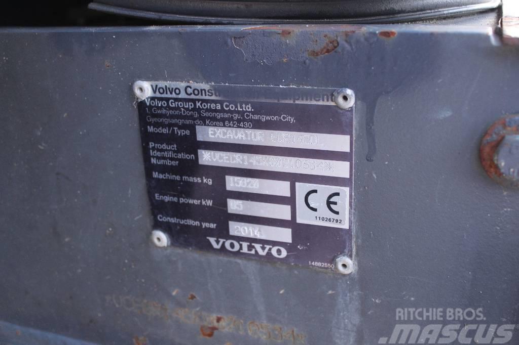 Volvo ECR 145 D / Engcon, Uudet ketjut, Kauha, Rasvari! Telakaivukoneet