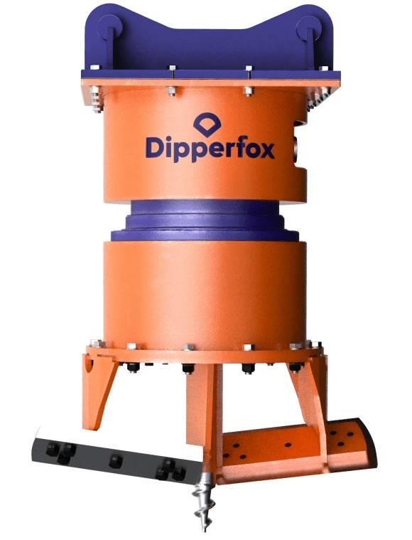 Dipperfox Stubbenfräse 850 Pro Asfaltti- ja betonileikkurit