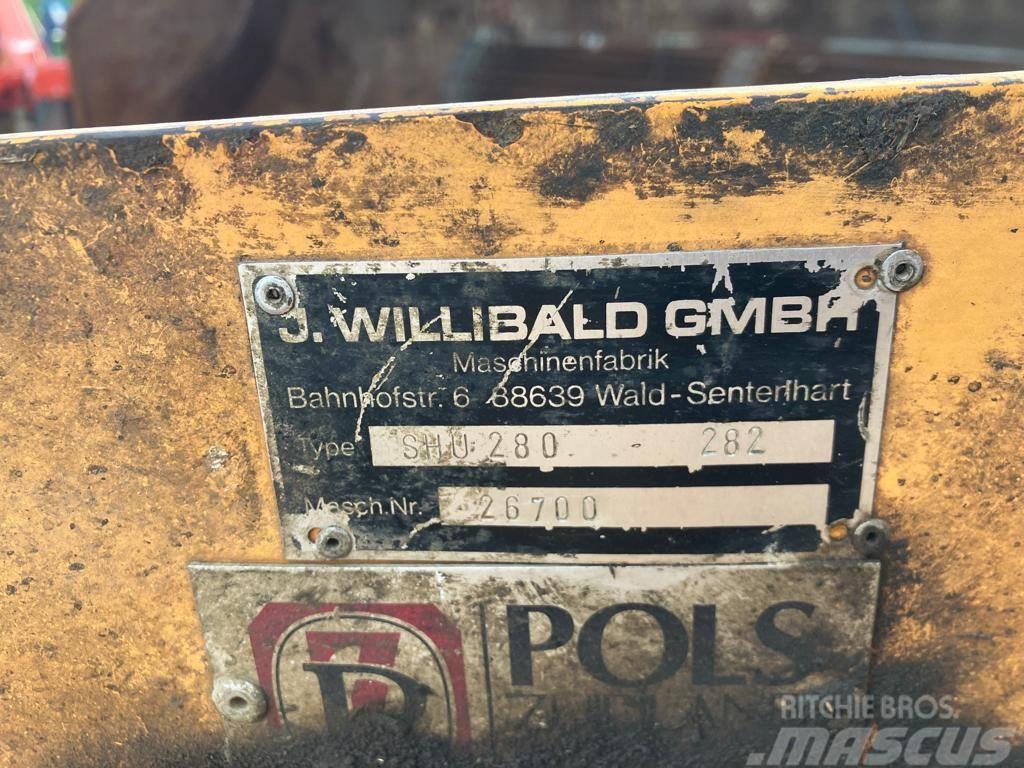 Willibald SHU 280 - 282 Pyörillä varustetut leikkurit