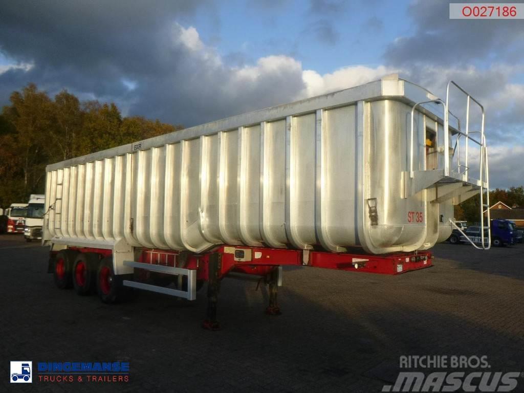 Montracon Tipper trailer alu 53.6 m3 + tarpaulin Kippipuoliperävaunut