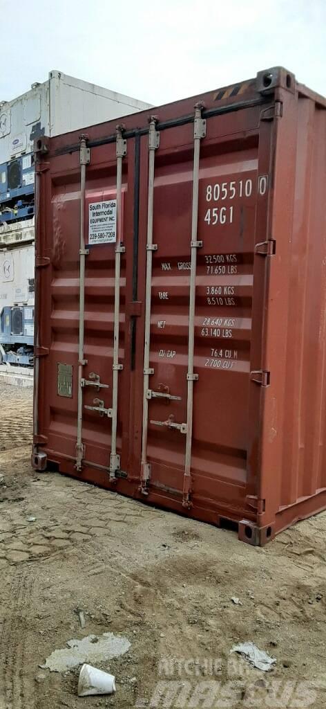 CIMC 40 Foot High Cube Used Shipping Container Täyskonttiperävaunut