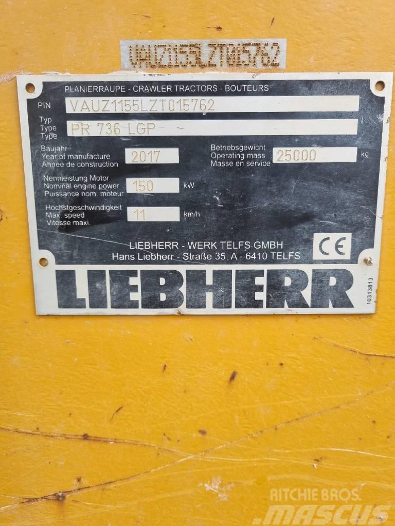 Liebherr PR 736 LGP Telaketjupuskutraktorit