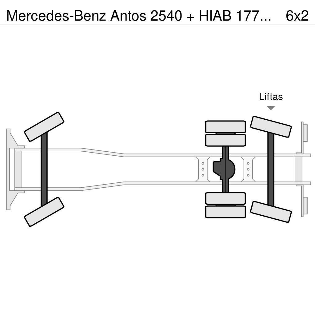 Mercedes-Benz Antos 2540 + HIAB 177K Pro/Hipro Mobiilinosturit