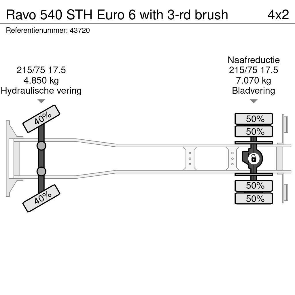 Ravo 540 STH Euro 6 with 3-rd brush Lakaisuautot