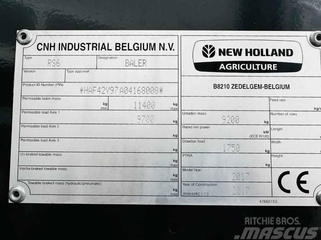 New Holland Big Baler 1270 RC + Kanttipaalaimet