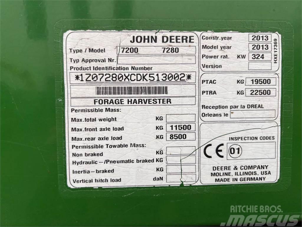 John Deere 7280 Ajosilppurit
