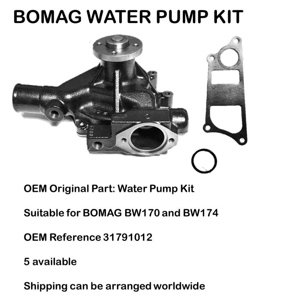Bomag BW 170 Water Pump Hydrauliikka