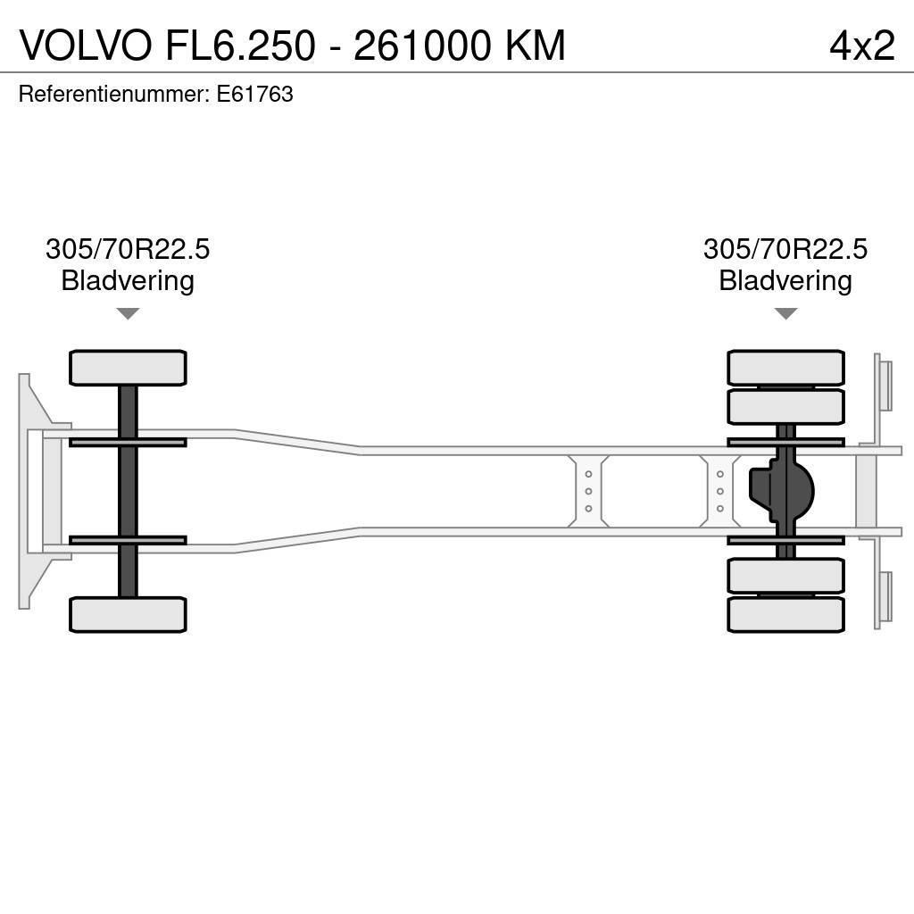 Volvo FL6.250 - 261000 KM Pressukapelli kuorma-autot