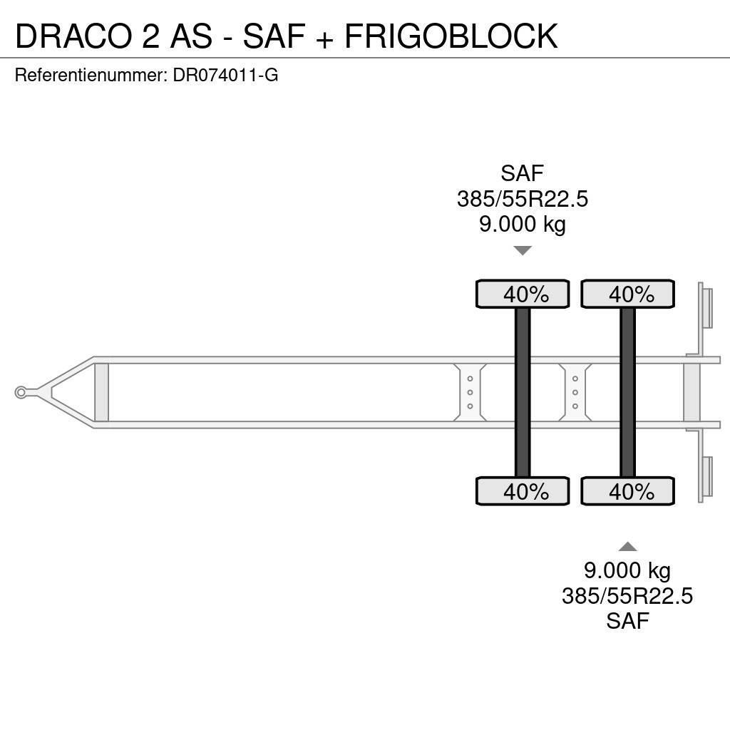 Draco 2 AS - SAF + FRIGOBLOCK Kylmä-/Lämpökoriperävaunut