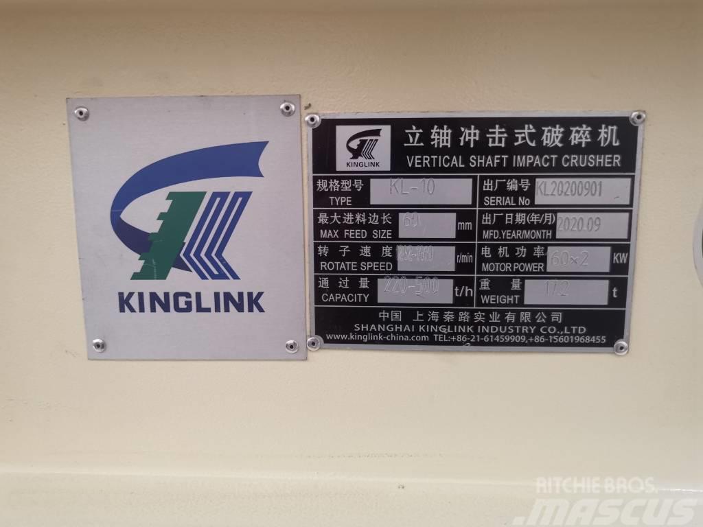 Kinglink Barmac VSI crusher KL-10 | Mineral Concrete Sands Murskaimet