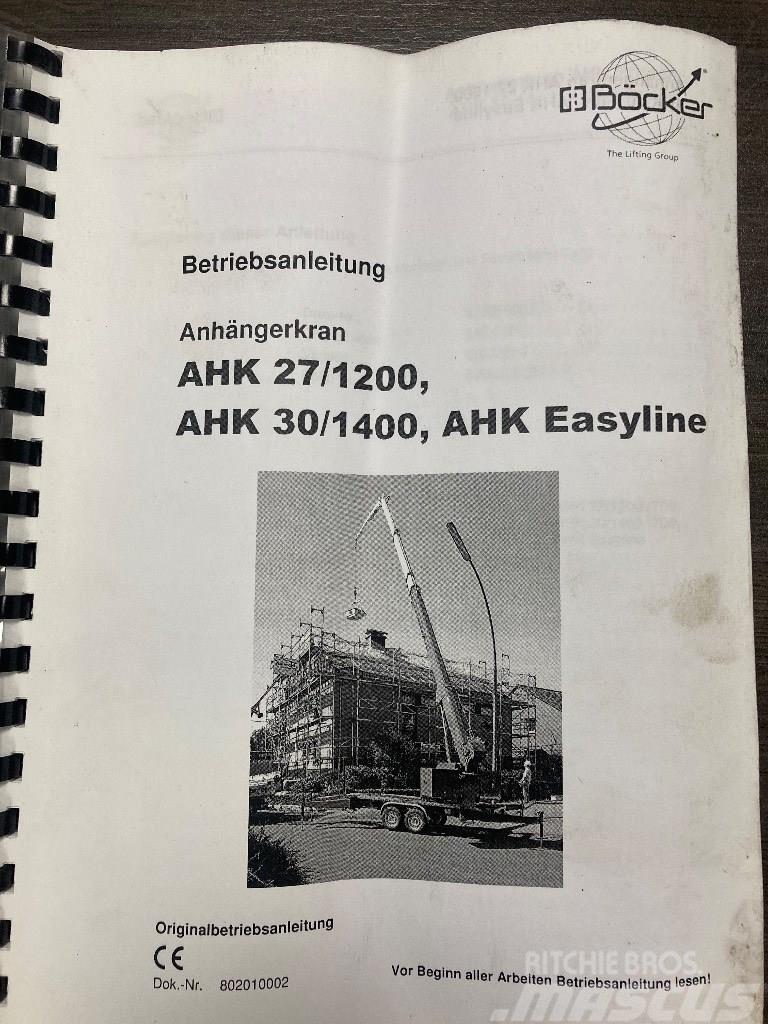 Bocker AHK 27/1200 Easyline Mobiilinosturit