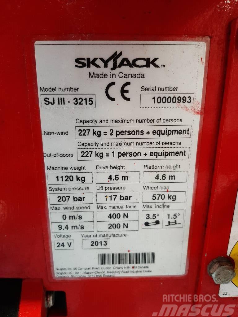 SkyJack SJIII 3215 Saksilavat