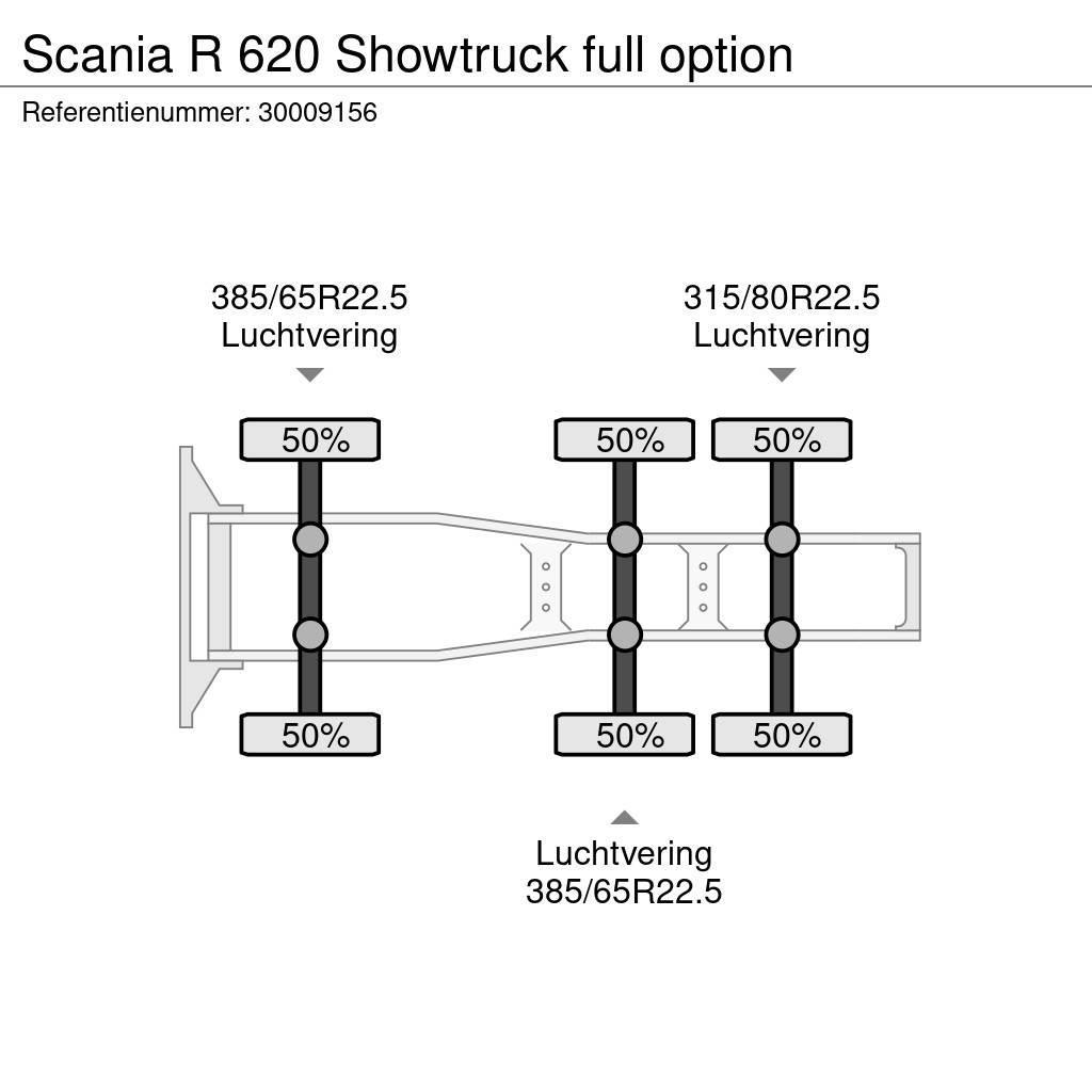 Scania R 620 Showtruck full option Vetopöytäautot
