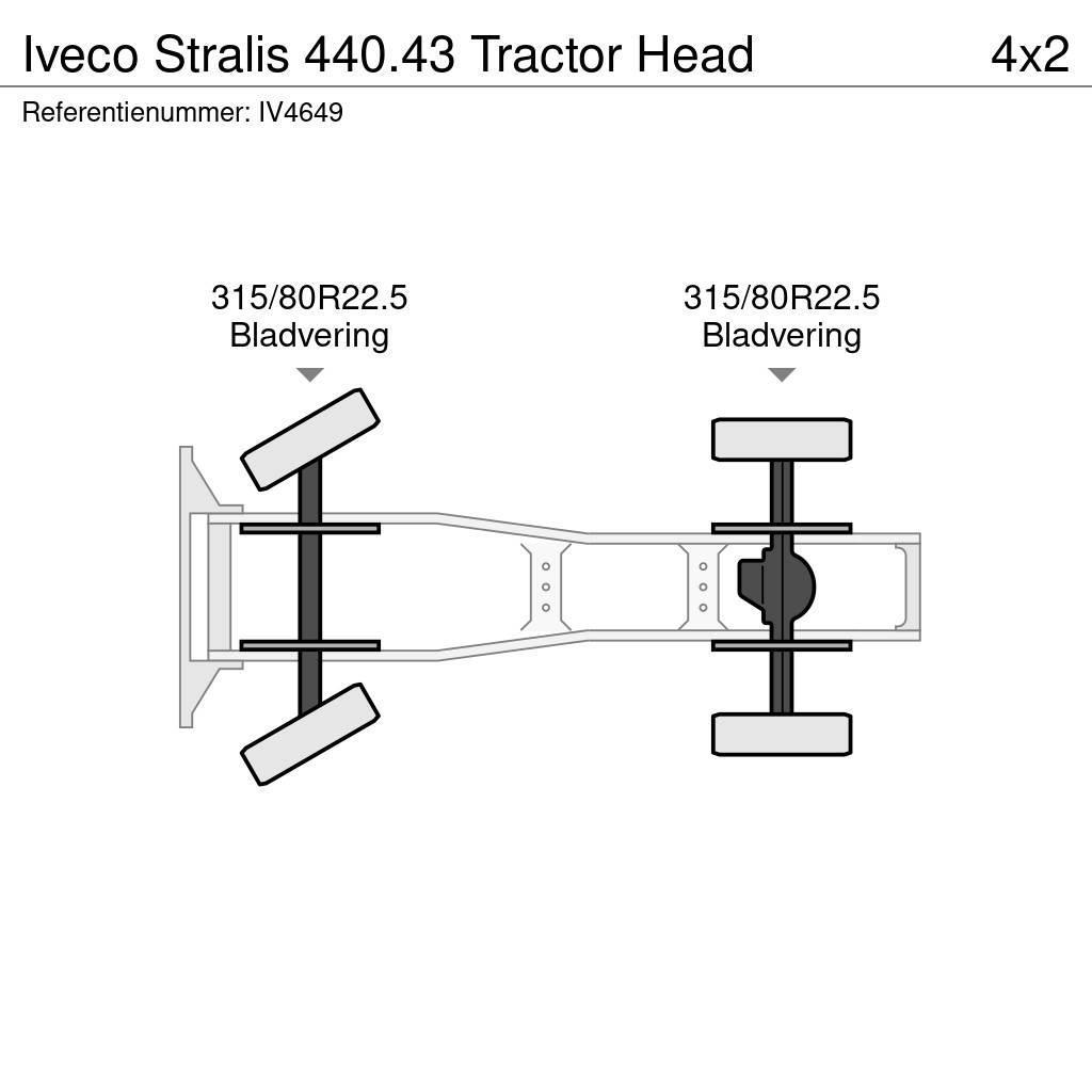 Iveco Stralis 440.43 Tractor Head Vetopöytäautot