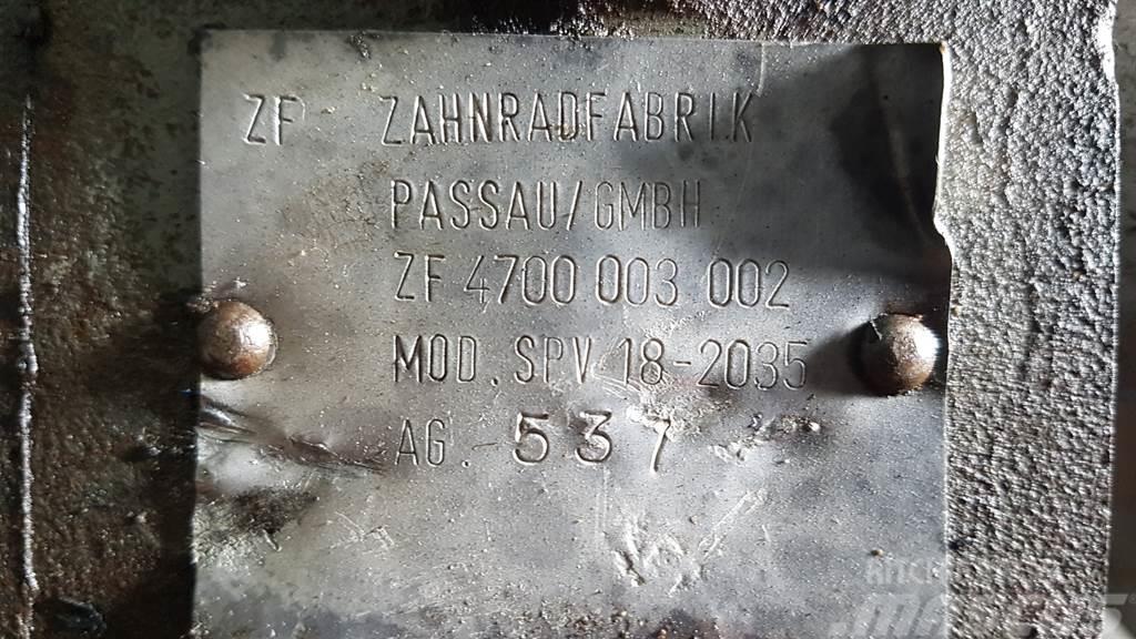 ZF SPV18-2035 - 4700003002 - Drive pump/Fahrpumpe Hydrauliikka