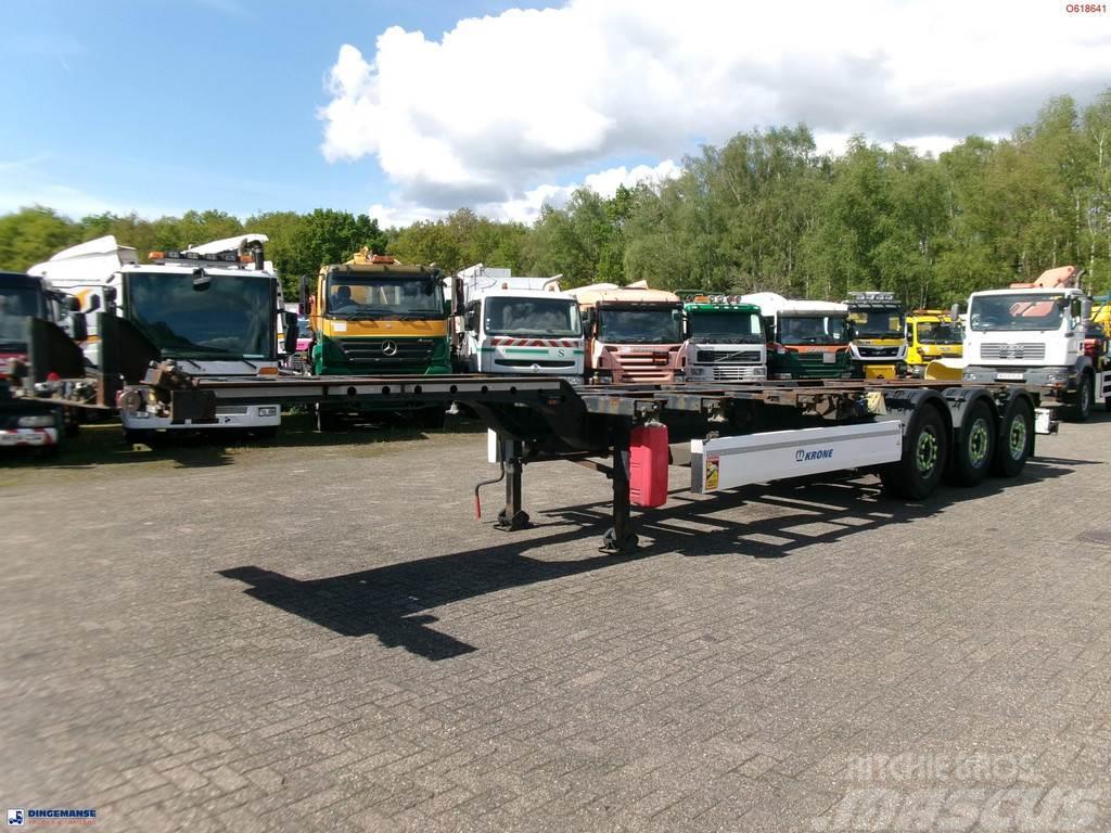 Krone 3-axle container trailer 20-30-40-45 ft DA08LNA Konttipuoliperävaunut