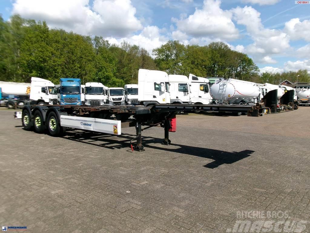 Krone 3-axle container trailer 20-30-40-45 ft DA08LNA Konttipuoliperävaunut