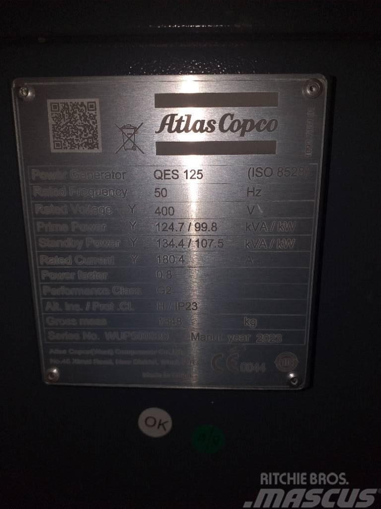 Atlas Copco QES125 Dieselgeneraattorit