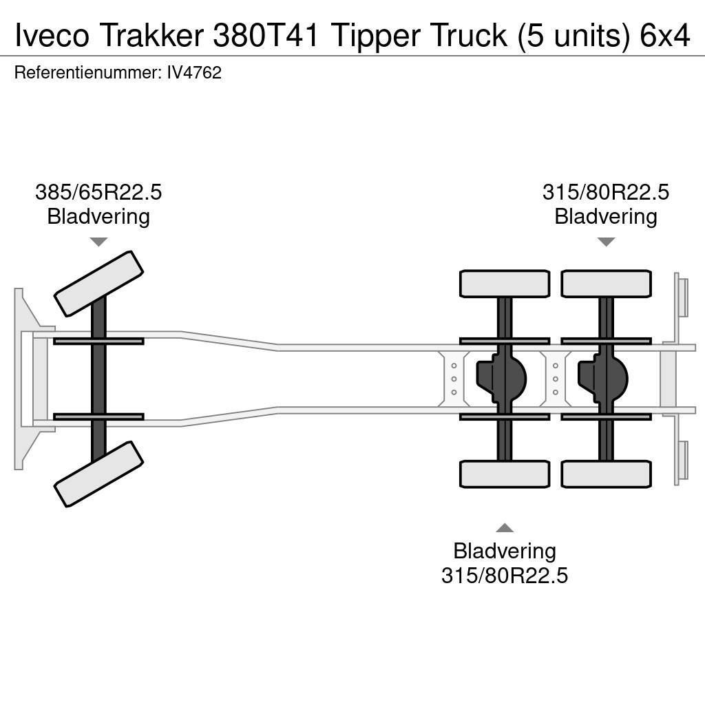 Iveco Trakker 380T41 Tipper Truck (5 units) Sora- ja kippiautot