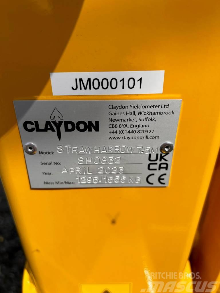 Claydon 7.5m Straw Harrow Äkeet