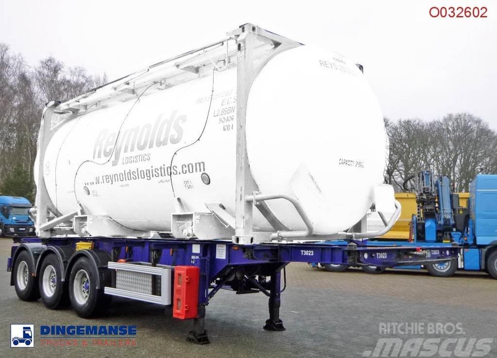  M & G 3-axle container trailer 20-30 ft Konttipuoliperävaunut