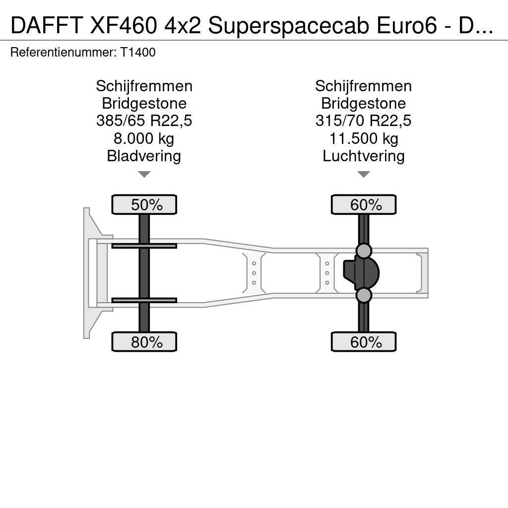 DAF FT XF460 4x2 Superspacecab Euro6 - Double Tanks - Vetopöytäautot