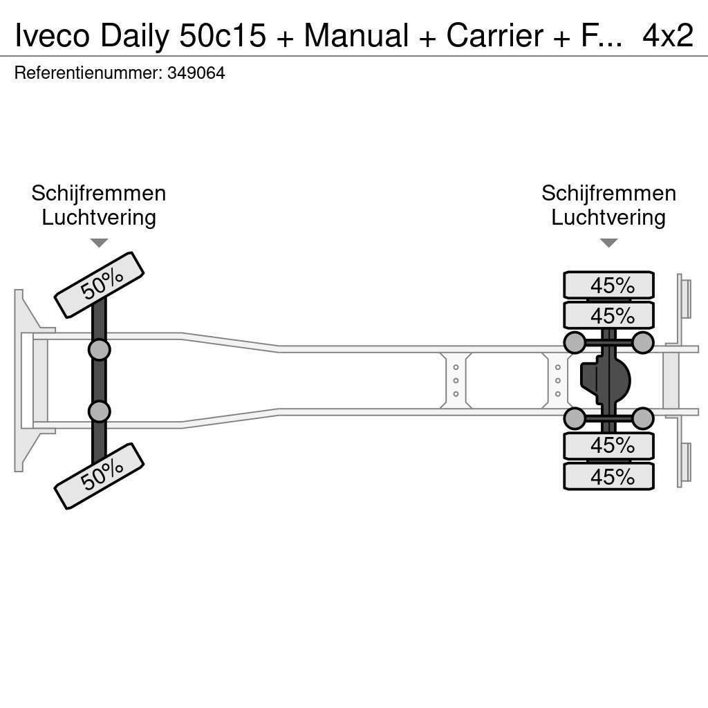 Iveco Daily 50c15 + Manual + Carrier + Flower transport Kylmä-/Lämpökori kuorma-autot