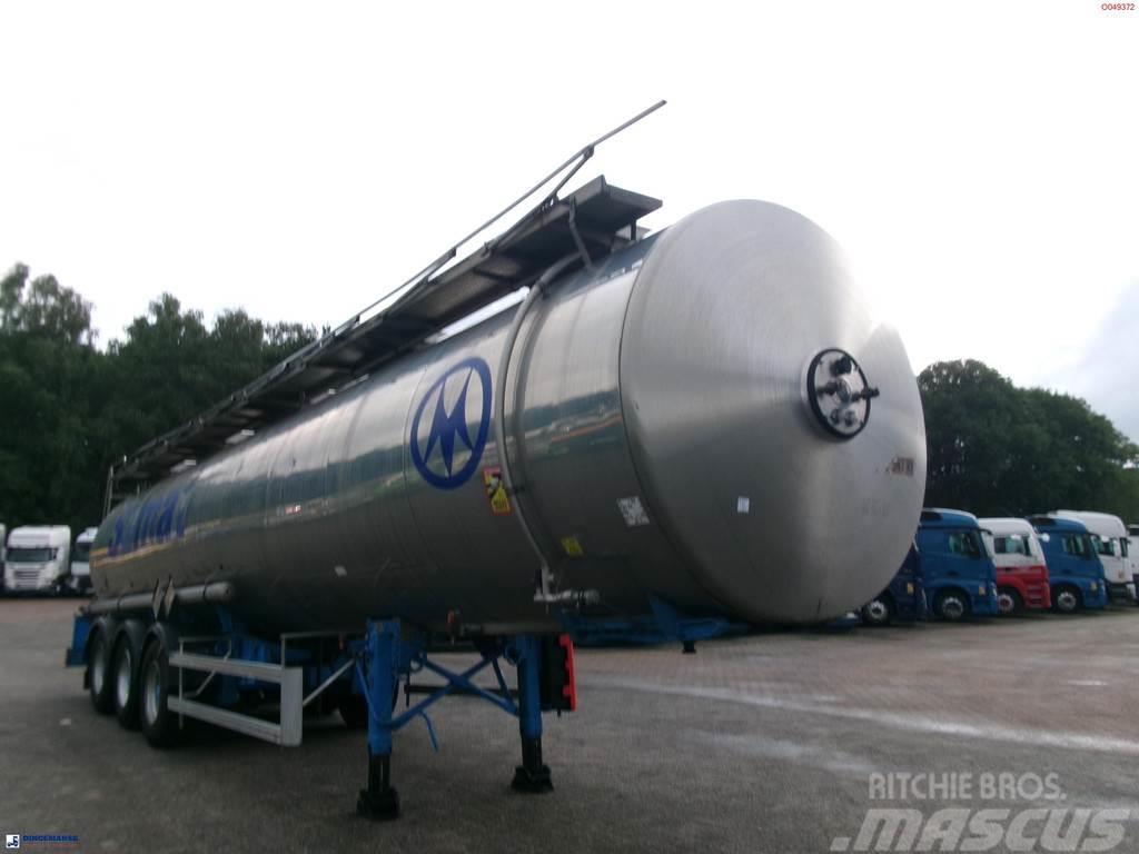 Magyar Chemical tank inox 32.5 m3 / 1 comp Säiliöpuoliperävaunut
