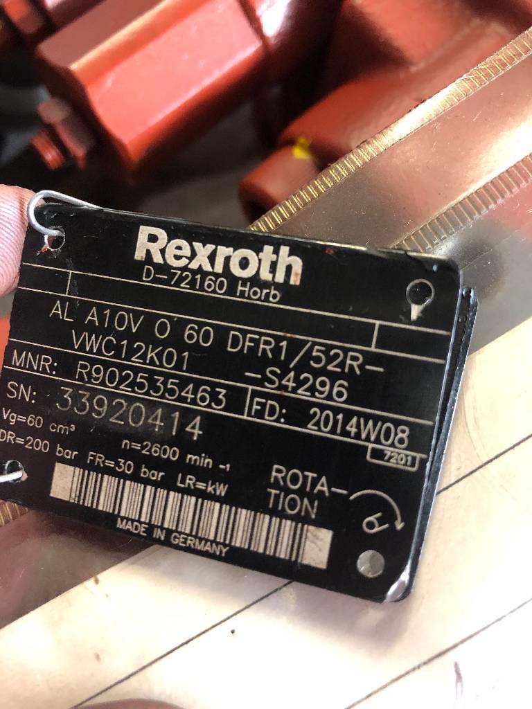 Rexroth A10VO60DFR1/52R-VWC12K04-S0827 +  A10VO45ED72/52L Muut
