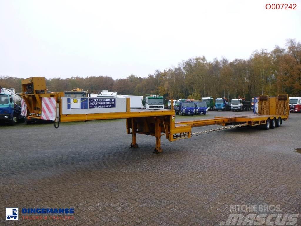 Broshuis 3-axle semi-lowbed trailer E-2190-24 / 47.5 T ext. Puoliperävaunulavetit
