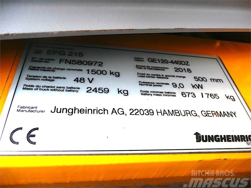 Jungheinrich EFG 215 440 DZ Sähkötrukit