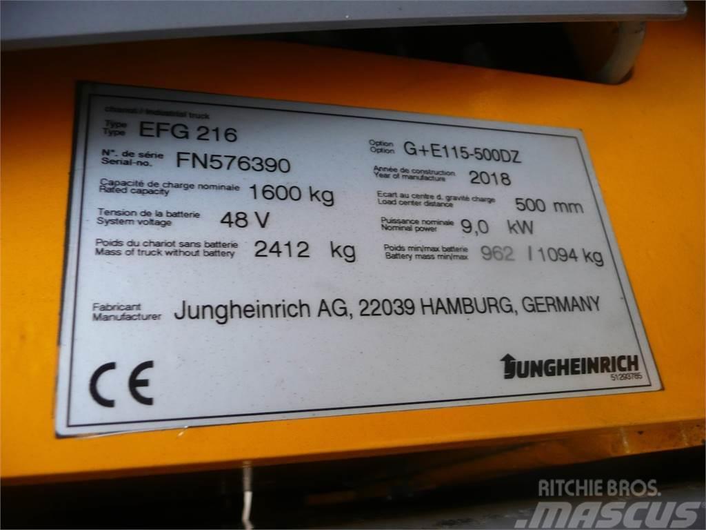 Jungheinrich EFG 216 500 DZ Sähkötrukit