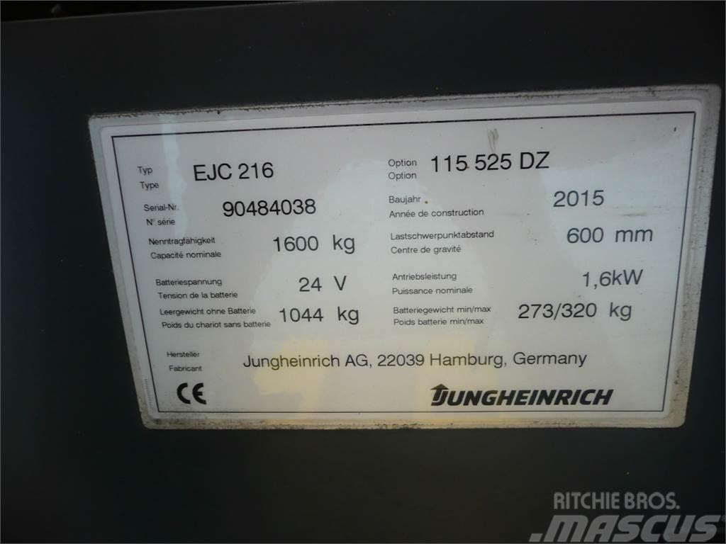 Jungheinrich EJC 216 525 DZ Ajettavat pinoamisvaunut