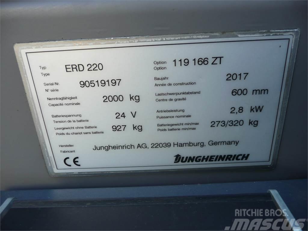 Jungheinrich ERD 220 166 ZT Ajettavat pinoamisvaunut
