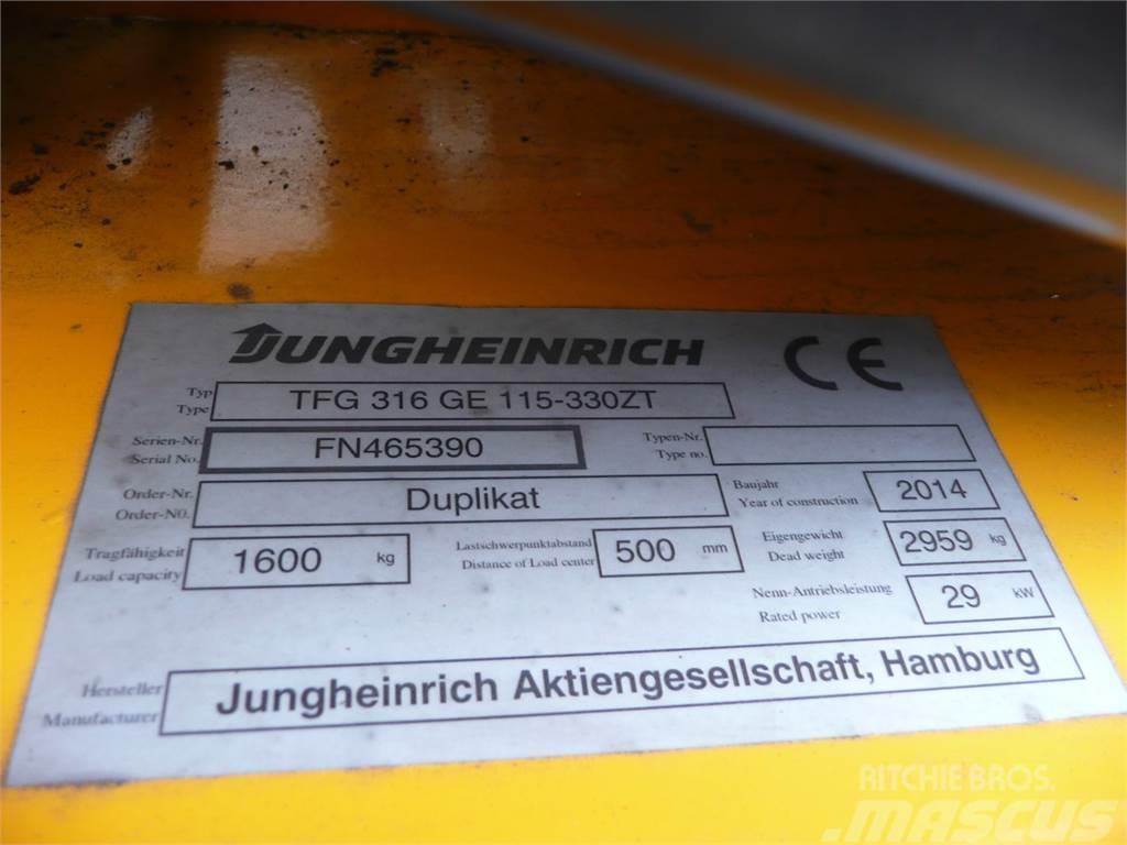 Jungheinrich TFG 316 330 ZT Nestekaasutrukit