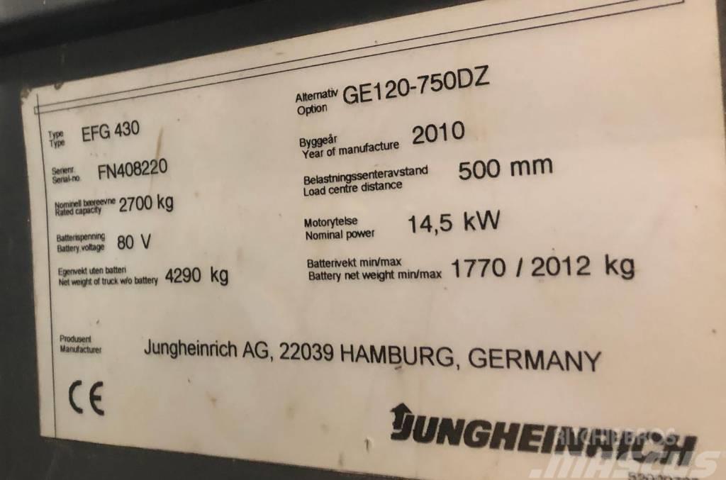 Jungheinrich EFG430 Sähkötrukit