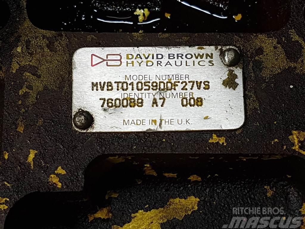 David Brown MVBT01059 - Komatsu WA270-3 - Valve Hydrauliikka