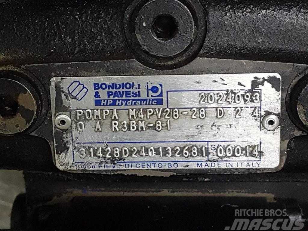 GiANT - Bondioli & Pavesi M4PV28-28-Drive pump repair Hydrauliikka